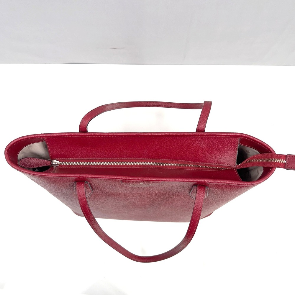 Kate Spade NY Lori Large Red Pebbled Leather Zip Tote Shoulder Bag D411 - Picture 8 of 10